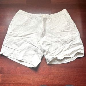 Perry Ellis Linen Shorts